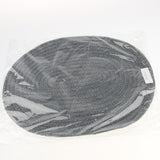 Maxbell 30*40cm Simple Elliptical Cotton Braided Woven Table Placemat Mat Coaster