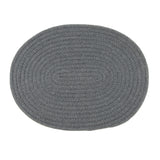 Maxbell 30*40cm Simple Elliptical Cotton Braided Woven Table Placemat Mat Coaster