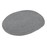 Maxbell 30*40cm Simple Elliptical Cotton Braided Woven Table Placemat Mat Coaster