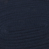 Maxbell 30*40cm Cotton Braided Round Table Placemat Thermal Insulation Mat Dark Blue