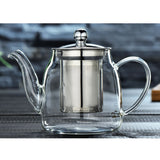 Maxbell 600ml/20oz Glass Tea Pot Coffee Lightweight Removable Infuser Kettle