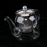 Maxbell 600ml/20oz Glass Tea Pot Coffee Lightweight Removable Infuser Kettle