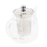 Maxbell 600ml/20oz Glass Tea Pot Coffee Lightweight Removable Infuser Kettle