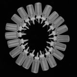 Maxbell 20pcs 100ml Clear White Plastic Glue Applicator Bottles Tip with Cap