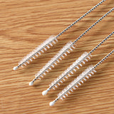 Maxbell 50 Pieces Stainless Steel Drinking Straw Cleaning Brushes Cleaner 200mm