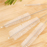 Maxbell 50 Pieces Stainless Steel Drinking Straw Cleaning Brushes Cleaner 200mm