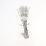 Maxbell 50 Pieces Stainless Steel Drinking Straw Cleaning Brushes Cleaner 200mm