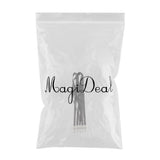 Maxbell 5 Pieces  ID Card Holder Lanyard Straps Key Chain Badge ID Neck Holder Black