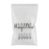 Maxbell 10 Pieces Stainless Steel Drill Chuck Collet Rotary Tool 3.2mm