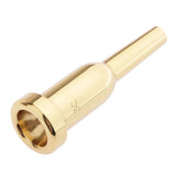 Maxbell Heavy 3C Mouthpiece for Bb Trumpet Brass Gold Plated Trumpet Accessories