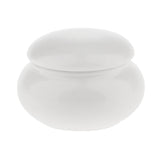 Maxbell 12ml Empty Ceramics Makeup Contianer Jar Cosmetic Powder Storage Pot White