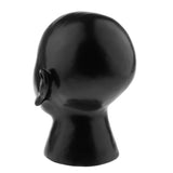 Maxbell Fashion Design Red Lip Black Head Model Mannequin for Hat Jewelry Display