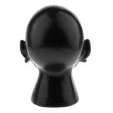 Maxbell Fashion Design Red Lip Black Head Model Mannequin for Hat Jewelry Display