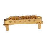 Maxbell A Set Roller Saddle Bridge Tail Bridge for EPI LP Electric Guitar Gold