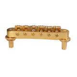 Maxbell A Set Roller Saddle Bridge Tail Bridge for EPI LP Electric Guitar Gold