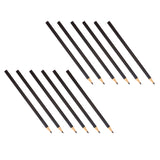 Maxbell 12 Eyebrow Tattoo Pencils Manual Brow Liners Marking Positioning Waterproof Brown