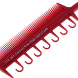 Maxbell Salon Professional Weaver Highlighting Foiling Hair Comb Coloring Dye Brush Red