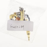 Maxbell Alloy Tattoo Gun Keychain Mini Tattooing Machine Necklace Pendant Decoration Gold 2