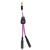 Maxbell Dual Connection Clip Cord Tattoo Foot Switch Power Controller Hook Lines Purple