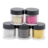 Maxbell 5Colors Shimmer Eyeshadow Lip Gloss Dust Powder Glitter Loose Pigment 1-5#