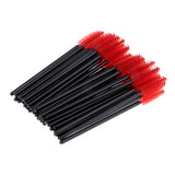 Maxbell 50pcs Disposable Eyelashes Extension Brushes Mascara Wands Applicator Tools #J