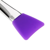 Maxbell 2PCS Makeup Soft Silicone Brushes Facial Mask Mud Applicator Brush Beauty Purple