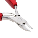 Maxbell Steel Nail Cuticle Cutter Toenails Thick Ingrown Clipper Trimmer Pliers Tool Red