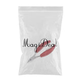 Maxbell Steel Nail Cuticle Cutter Toenails Thick Ingrown Clipper Trimmer Pliers Tool Red