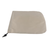 Maxbell 2PCS Universal Automobile Rearview Mirror Snow Ice Cover Waterproof Beige