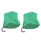 Maxbell 2PCS Universal Automobile Rearview Mirror Snow Ice Cover Waterproof Green
