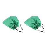 Maxbell 2PCS Universal Automobile Rearview Mirror Snow Ice Cover Waterproof Green