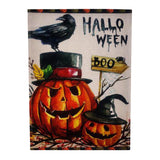 Maxbell Halloween Pumpkin Double Sides Garden Flag for House Outdoors Yard Garden Scary Halloween