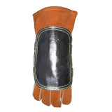 Maxbell Cowhide Leather Welding Gloves Protective Gloves Welder Hands Safety Brown