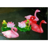 Maxbell Artificial Lifelike Pink&Red Flamingo Yard Garden Lawn Art Ornaments Decor A