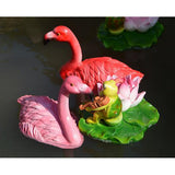 Maxbell Artificial Lifelike Pink&Red Flamingo Yard Garden Lawn Art Ornaments Decor A