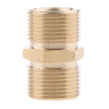 Maxbell Pressure Washer Swivel Brass Hose Adapter Connector 22mm M to 22mm M