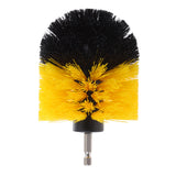 Maxbell Power Scrubber Cleaning Drill Brush Tub Cleaner Yellow Medium Brush 3.5inch