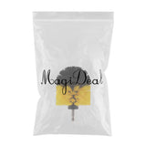 Maxbell Power Scrubber Cleaning Drill Brush Tub Cleaner Yellow Medium Brush 3.5inch