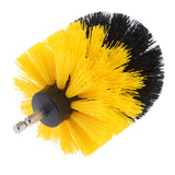 Maxbell Power Scrubber Cleaning Drill Brush Tub Cleaner Yellow Medium Brush 3.5inch