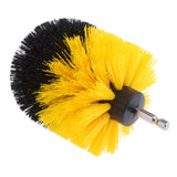 Maxbell Power Scrubber Cleaning Drill Brush Tub Cleaner Yellow Medium Brush 3.5inch
