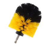 Maxbell Power Scrubber Cleaning Drill Brush Tub Cleaner Yellow Medium Brush 3.5inch