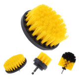 Maxbell Power Scrubber Cleaning Drill Brush Tub Cleaner Yellow Medium Brush 2inch