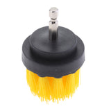 Maxbell Power Scrubber Cleaning Drill Brush Tub Cleaner Yellow Medium Brush 2inch