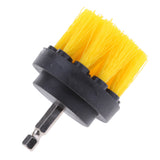 Maxbell Power Scrubber Cleaning Drill Brush Tub Cleaner Yellow Medium Brush 2inch