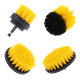Maxbell Power Scrubber Cleaning Drill Brush Tub Cleaner Yellow Medium Brush 2inch