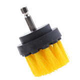 Maxbell Power Scrubber Cleaning Drill Brush Tub Cleaner Yellow Medium Brush 2inch