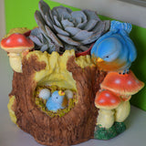 Maxbell Succulent Flower Pot Planter Mini Garden Decor Creative Resin Planting Pot 1