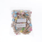 Maxbell 100pcs Heart Wooden Photo Clips Paper Peg Clothespins for Gifts Baby Showers