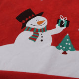 Maxbell Christmas Chair Cover Snowman Dinner Table Home Party Decorations Red