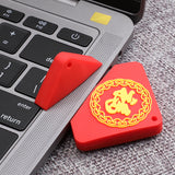 Maxbell Creative Cartoon Chinese Good Fortune Sign USB Flash Drive ThumbDrive 16GB